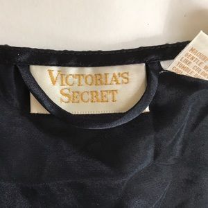 VS Black Floral Robe Vintage Gold Label